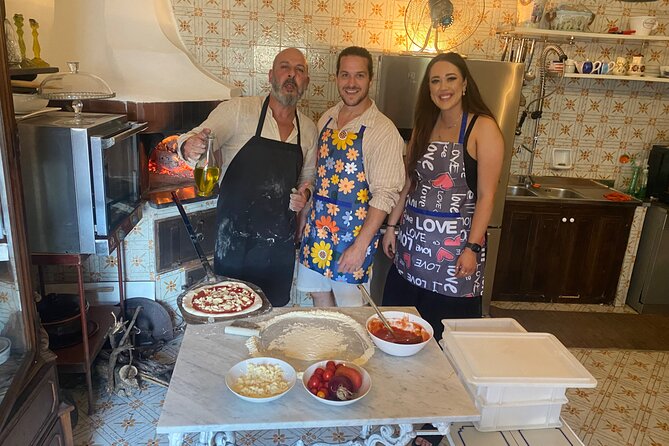 Authentic Pasta & Pizza Cooking Class with Sorrento Coast Pickup - Caprese ravioli and the Vesuvius tomato sauce workflow