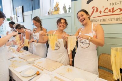 Learn to Make Pasta & Tiramisu with Wine and Limoncello Included - The sauce choices: Amatriciana, cacio e pepe, or tomato and basil