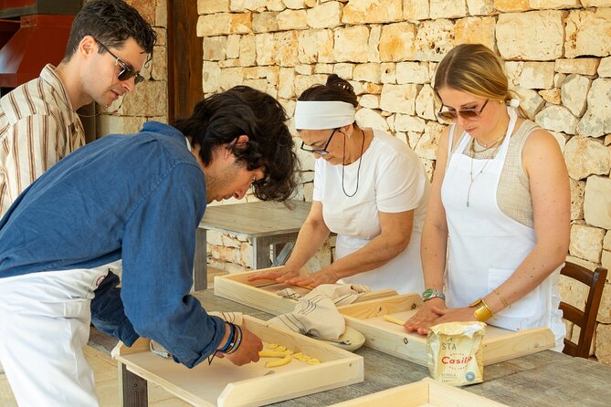 Lunch at Masseria Pasta Making Experience - Lunch on the Farm: Olive Oil, Burrata, Capocollo, and Wine