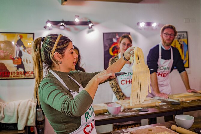 Pasta and Tiramisu Cooking Class Near the Colosseum - Handmade Fettuccine From Scratch: Rolling, Cutting, and Timing