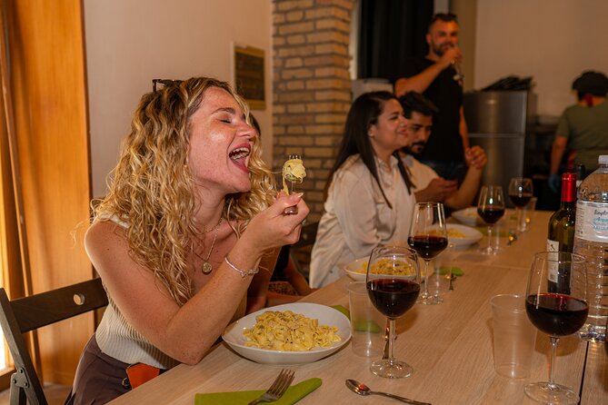 Pasta and Tiramisu Cooking Class Near the Colosseum - The Sitting-Down Part: Wine, Limoncello, and the Meal You Earn