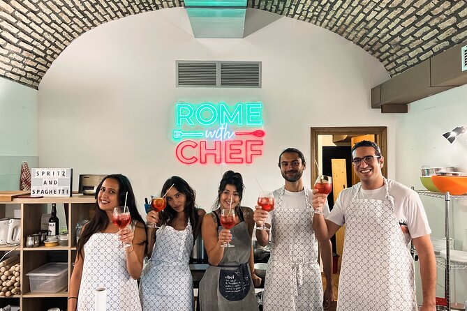 Pasta Cooking Class Near the Colosseum with 3 Spritz Cocktails - Small-group energy: 14 people, and hosts who steer the mood