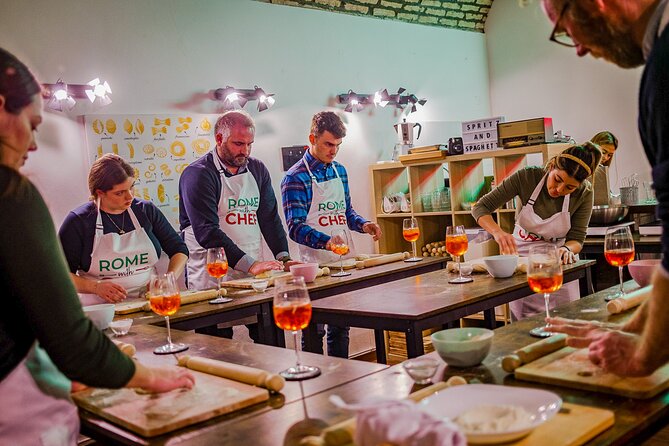 Pasta Cooking Class Near the Colosseum with 3 Spritz Cocktails - Near the Colosseum: meeting point and timing that won’t mess up your day