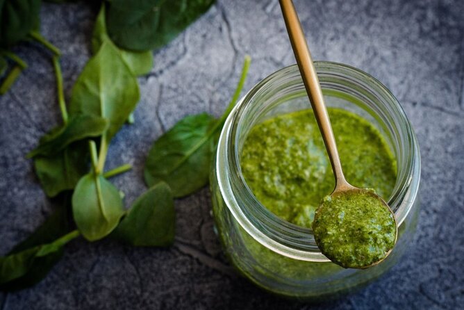 Pasta Cooking Class with Pesto Sauce Making in Rome City Center - Chef-led teaching: patience, pacing, and small-group Q&A