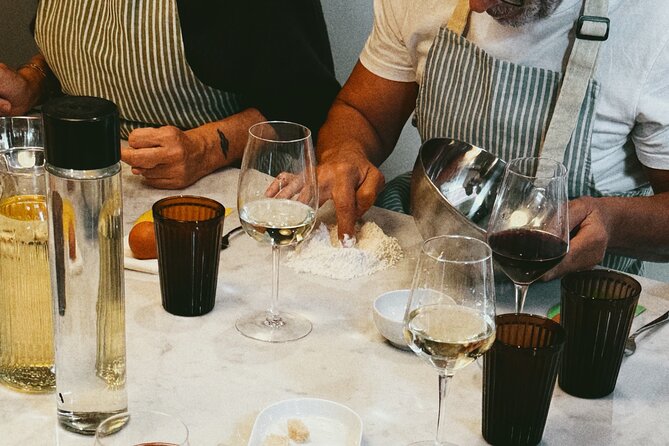 Pasta, Tiramisù & Gelato | Cooking Experience in Garbatella - Unlimited wine, water, and coffee: social energy without feeling like a bar stop
