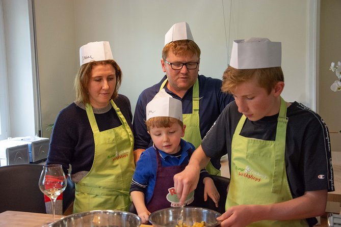 Ravioli, Fettucine & Tiramisu Cooking Class in Rome - Inside the session: stations, welcome drink, and instructor attention