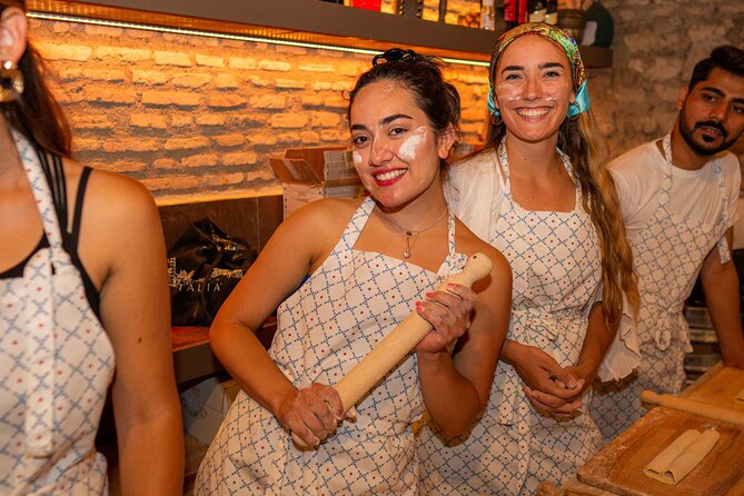 Rome Cooking Class 2-in-1: Make Fresh Pasta and Tiramisu Together - Drinks Included: Prosecco, Wine, and Limoncello (Plus Non-Alcoholic Options)