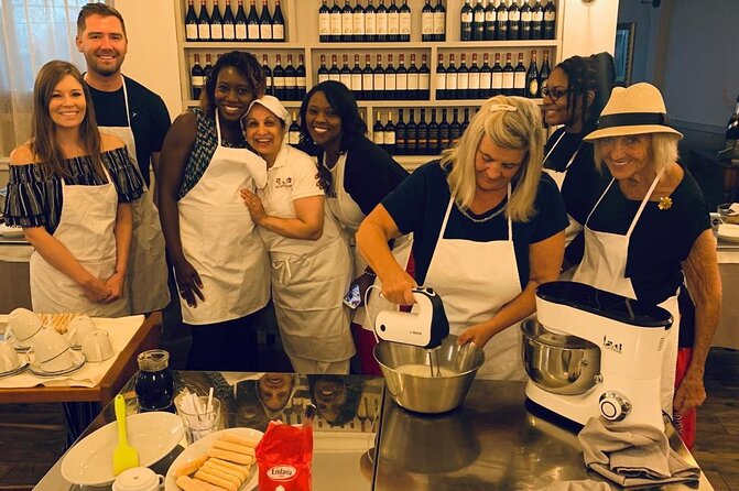 Rome Pasta and Tiramisu Class: Ravioli, Fettuccine & Fine Wine 5<em> – Key things to know before you go’ /></p>
<ul>
<li><strong>Max 12 travelers</strong> means more help when your dough sticks or your filling spills.</li>
<li><strong>Free-flowing DOCG fine wine</strong> plus Prosecco and soft drinks keeps the energy up while you cook.</li>
<li><strong>Ravioli + fettuccine + tiramisu</strong> is a complete meal you make, not just a demo.</li>
<li><strong>Limoncello and Italian coffee</strong> finish the class like a proper Roman send-off.</li>
<li><strong>Take-home recipes</strong> help you repeat the technique after your flight home.</li>
</ul>
<h2 id="rome-pasta-and-tiramisu-a-fun-practical-how-to-class">Rome pasta and tiramisu: a fun, practical “how-to” class</h2>
<p> – Rome pasta and tiramisu: a fun, practical “how-to” class’ /><br />
Rome can be overwhelming. There’s so much to see that you sometimes forget to do the simpler things that stick in your brain. This class is a great fix: you learn how to make actual Italian food with your hands, not just your camera.</p>
<p><p>What makes it especially appealing is the mix of structure and looseness. You get an expert local chef in a restaurant kitchen near the Vatican, but the tone stays social. You’ll work through the key steps for pasta and dessert, then sit down together to eat what you made. It feels like a friend invited you into their kitchen, except the friend knows exactly how to fold ravioli so it doesn’t leak.</p>
</p>
<p><p>And yes, the drinks matter here. Free-flowing wine is part of the experience, and it changes the mood in a good way—less “classroom,” more “shared table while you cook.”</p>
</p>
<div style="margin: 20px 0; padding: 15px 0;"><p>You can also read our reviews of more tours and experiences in Rome.</p><ul style="margin: 10px 0; padding: 0; list-style: none;"><li style="margin: 0 0 10px 0; padding: 0 0 10px 0; border-bottom: 1px solid #eee; display: flex; align-items: flex-start; gap: 12px; line-height: 1.4;"><a href="https://pastatravelguide.com/learn-to-make-pasta-tiramisu-with-wine-and-limoncello-included/" aria-hidden="true" tabindex="-1"><img decoding="async" style="width: 80px; height: 60px; object-fit: cover; border-radius: 4px; flex-shrink: 0;" src="https://l.pastatravelguide.com/wp-content/uploads/learn-to-make-pasta-tiramisu-with-wine-and-limoncello-included-150x150.jpg" alt="" loading="lazy"></a><div><a href="https://pastatravelguide.com/learn-to-make-pasta-tiramisu-with-wine-and-limoncello-included/">Learn to Make Pasta & Tiramisu with Wine and Limoncello Included</a><br><span style="font-size: 0.82em; color: #555; margin-top: 2px;"><span style="color: #f5a623;">★</span> 5.0 &middot; 2,345 reviews</span></div></li><li style="margin: 0 0 10px 0; padding: 0 0 10px 0; border-bottom: 1px solid #eee; display: flex; align-items: flex-start; gap: 12px; line-height: 1.4;"><a href="https://pastatravelguide.com/pasta-cooking-class-near-the-colosseum-with-3-spritz-cocktails/" aria-hidden="true" tabindex="-1"><img decoding="async" style="width: 80px; height: 60px; object-fit: cover; border-radius: 4px; flex-shrink: 0;" src="https://l.pastatravelguide.com/wp-content/uploads/pasta-cooking-class-near-the-colosseum-with-3-spritz-cocktails-150x150.jpg" alt="" loading="lazy"></a><div><a href="https://pastatravelguide.com/pasta-cooking-class-near-the-colosseum-with-3-spritz-cocktails/">Pasta Cooking Class Near the Colosseum with 3 Spritz Cocktails</a><br><span style="font-size: 0.82em; color: #555; margin-top: 2px;"><span style="color: #f5a623;">★</span> 5.0 &middot; 1,686 reviews</span></div></li><li style="margin: 0; padding: 0; border-bottom: none; display: flex; align-items: flex-start; gap: 12px; line-height: 1.4;"><a href="https://pastatravelguide.com/enjoy-spritz-and-pasta-making-in-piazza-navona/" aria-hidden="true" tabindex="-1"><img decoding="async" style="width: 80px; height: 60px; object-fit: cover; border-radius: 4px; flex-shrink: 0;" src="https://l.pastatravelguide.com/wp-content/uploads/enjoy-spritz-and-pasta-making-in-piazza-navona-150x150.jpg" alt="" loading="lazy"></a><div><a href="https://pastatravelguide.com/enjoy-spritz-and-pasta-making-in-piazza-navona/">Enjoy Spritz and Pasta Making in Piazza Navona</a><br><span style="font-size: 0.82em; color: #555; margin-top: 2px;"><span style="color: #f5a623;">★</span> 5.0 &middot; 1,681 reviews</span></div></li></ul></div><h2 id="your-roman-dishes-ravioli-fettuccine-and-what-youll-actually-learn">Your Roman dishes: ravioli, fettuccine, and what you’ll actually learn</h2>
<p><img width="669" height="446" decoding="async" src=