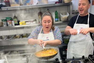 Rome: Pasta Cooking Class, Dinner & Wine in Authentic Restaurant - Meet Your Host and Chef Gabriele: Translation + Food Storytelling