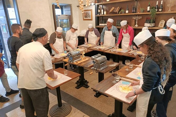 Rome: Pasta Cooking Class, Dinner & Wine in Authentic Restaurant - Two Iconic Roman Sauces: Cacio e Pepe and Amatriciana