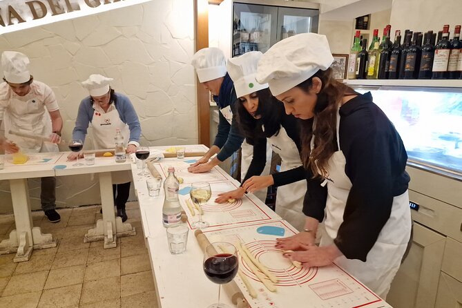 Rome: Pasta Cooking Class, Dinner & Wine in Authentic Restaurant - Wine and Water During the Class (Yes, It’s Part of the Experience)