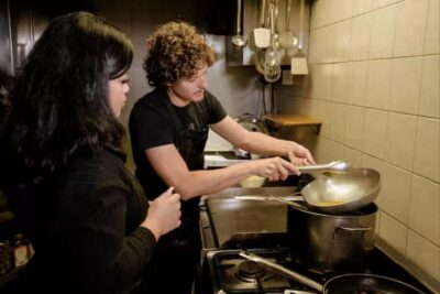 Venice: Pasta Carbonara Cooking Class with Wine - Meeting, Then Getting Straight Into Carbonara Mode